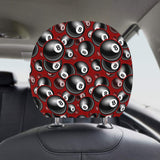 Billiard Ball Pattern Print Design 05 Car Headrest Cover