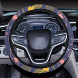 Koi Fish Carp Fish pattern Car Steering Wheel Cover