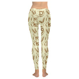 Windmill Wheat pattern Women's Legging Fulfilled In US