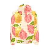 Beautiful guava pattern Men's Padded Hooded Jacket