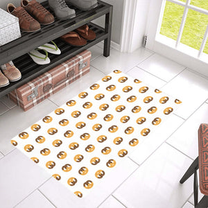 Pretzels Pattern Print Design 02 Doormat