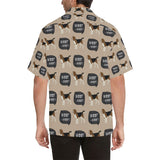 Beagle pattern Men's All Over Print Hawaiian Shirt