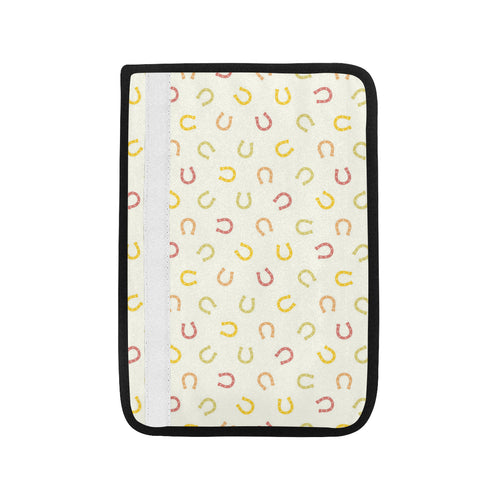 Horseshoes Pattern Print Design 02 Car Seat Belt Cover