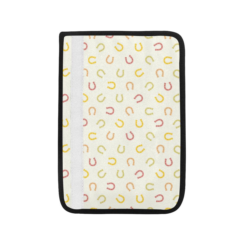 Horseshoes Pattern Print Design 02 Car Seat Belt Cover