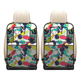 watercolor bowling ball pins Car Seat Back Organizer