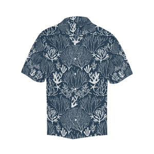 Coral Reef Pattern Print Design 05 Men's All Over Print Hawaiian Shirt (Model T58)