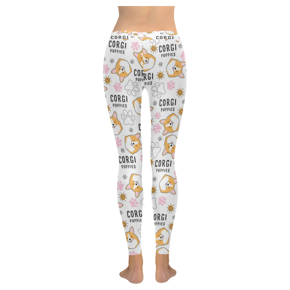 Corgi Dog Pattern Women's Legging Fulfilled In US