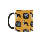 Boston terrier design pattern Morphing Mug Heat Changing Mug