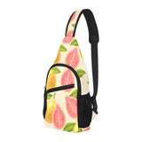 Beautiful guava pattern All Over Print Chest Bag