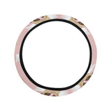 Cute unicorn pug pattern Car Steering Wheel Cover