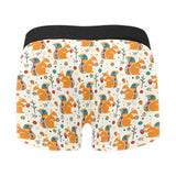 Squirrel Pattern Print Design 04 Men's All Over Print Boxer Briefs Men's Underwear