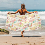 Ice cream cone pattern Beach Towel