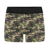 Dark Green camouflage pattern Men's All Over Print Boxer Briefs Men's Underwear