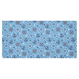 Anchors rudder compass star nautical pattern Tablecloth