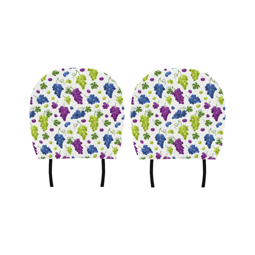 Grape pattern Car Headrest Cover