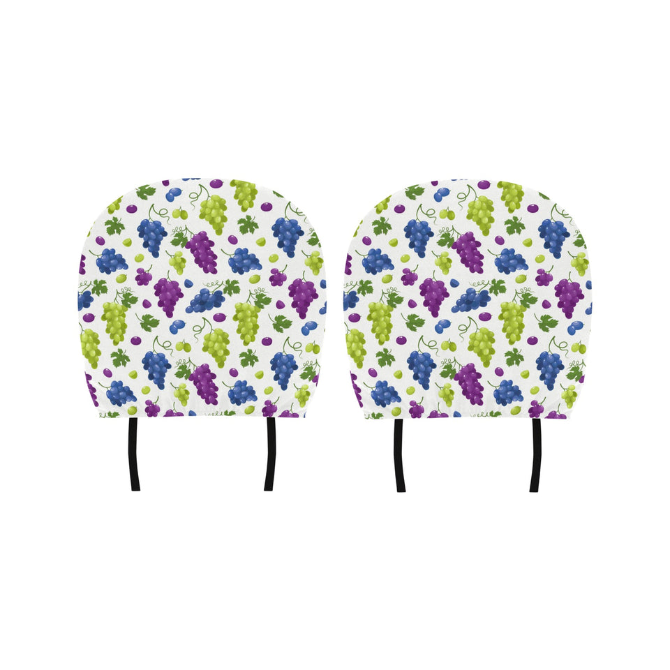 Grape pattern Car Headrest Cover