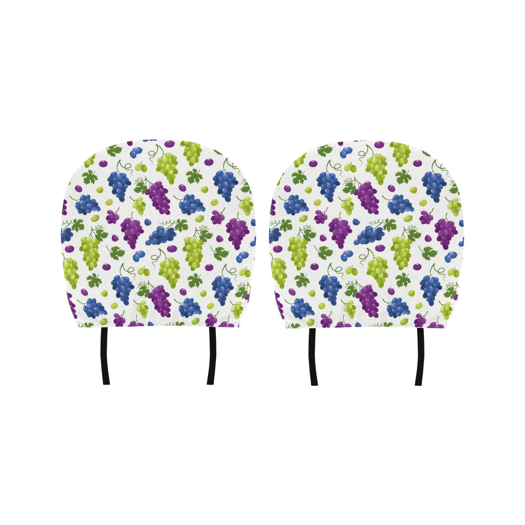Grape pattern Car Headrest Cover