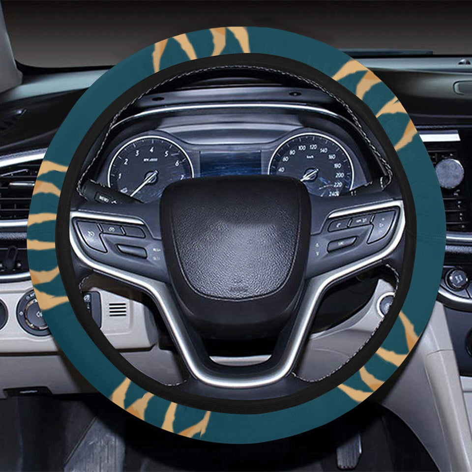 Camel pattern blue blackground Car Steering Wheel Cover