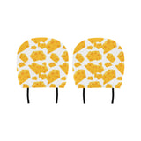Cheese slice pattern Car Headrest Cover