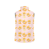 Cute shiba inu dog pattern Women's Padded Vest