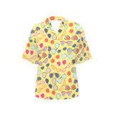 Sun Glasses Pattern Print Design 05 Women's All Over Print Hawaiian Shirt