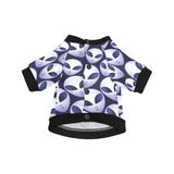 Alien Pattern Print Design 01 All Over Print Pet Dog Round Neck Fuzzy Shirt