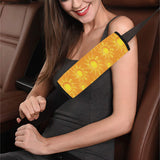 Sun orange background Car Seat Belt Cover
