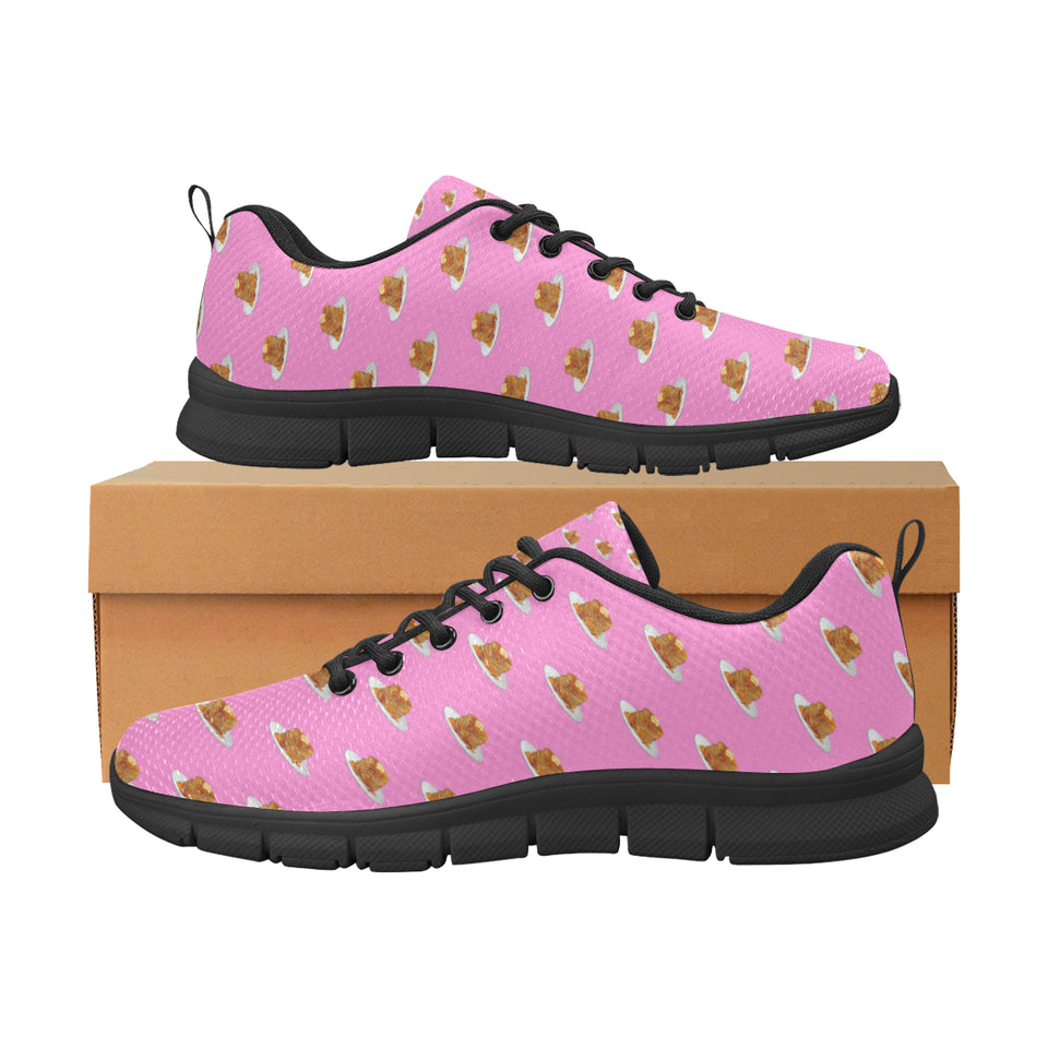Pancake Pattern Print Design 04 Women's Sneaker Shoes
