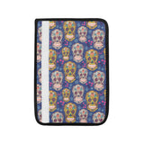 Sugar skull flower pattern Car Seat Belt Cover