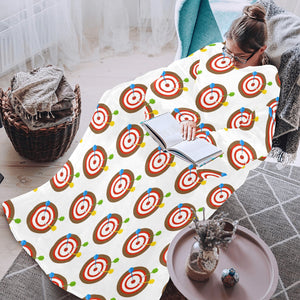 Darts Pattern Print Design 04 Blanket Robe with Sleeves