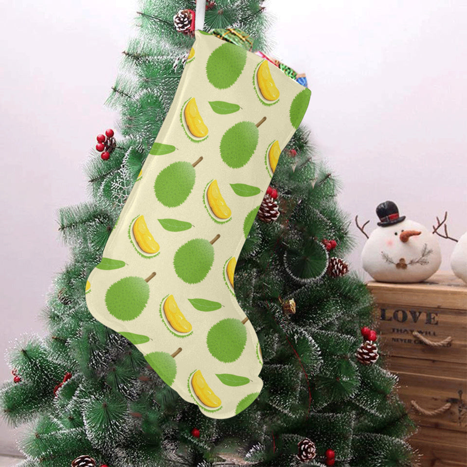 Durian pattern Christmas Stocking