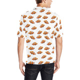 Clown Fish Pattern Print Design 03 Men's All Over Print Polo Shirt