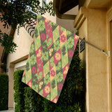 Cool Geometric lime pattern House Flag Garden Flag