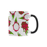 dragon fruits white background Morphing Mug Heat Changing Mug