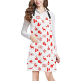 Canada Pattern Print Design 04 All Over Print Adjustable Apron