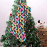 Skate Board Pattern Print Design 02 Christmas Stocking