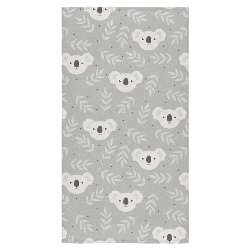 Cute koala leaves pattern Bath Towel