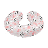 Cute panda ballon heart pattern U-Shaped Travel Neck Pillow