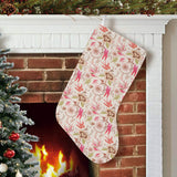 Swallow Pattern Print Design 01 Christmas Stocking