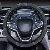 Swordfish Pattern Print Design 03 Car Steering Wheel Cover
