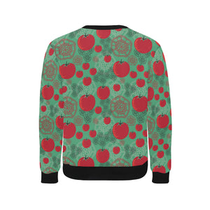 Tomato design pattern Men's Crew Neck Sweatshirt