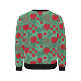 Tomato design pattern Men's Crew Neck Sweatshirt