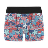 Hand drawn colorful starfish Men's All Over Print Boxer Briefs Men's Underwear