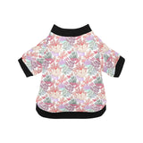 Coral Reef Pattern Print Design 03 All Over Print Pet Dog Round Neck Fuzzy Shirt