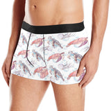 Watercolor sea turtle jellyfish pattern Men's All Over Print Boxer Briefs Men's Underwear