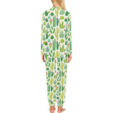 Cactus pattern copy Women's All Over Print Pajama Set