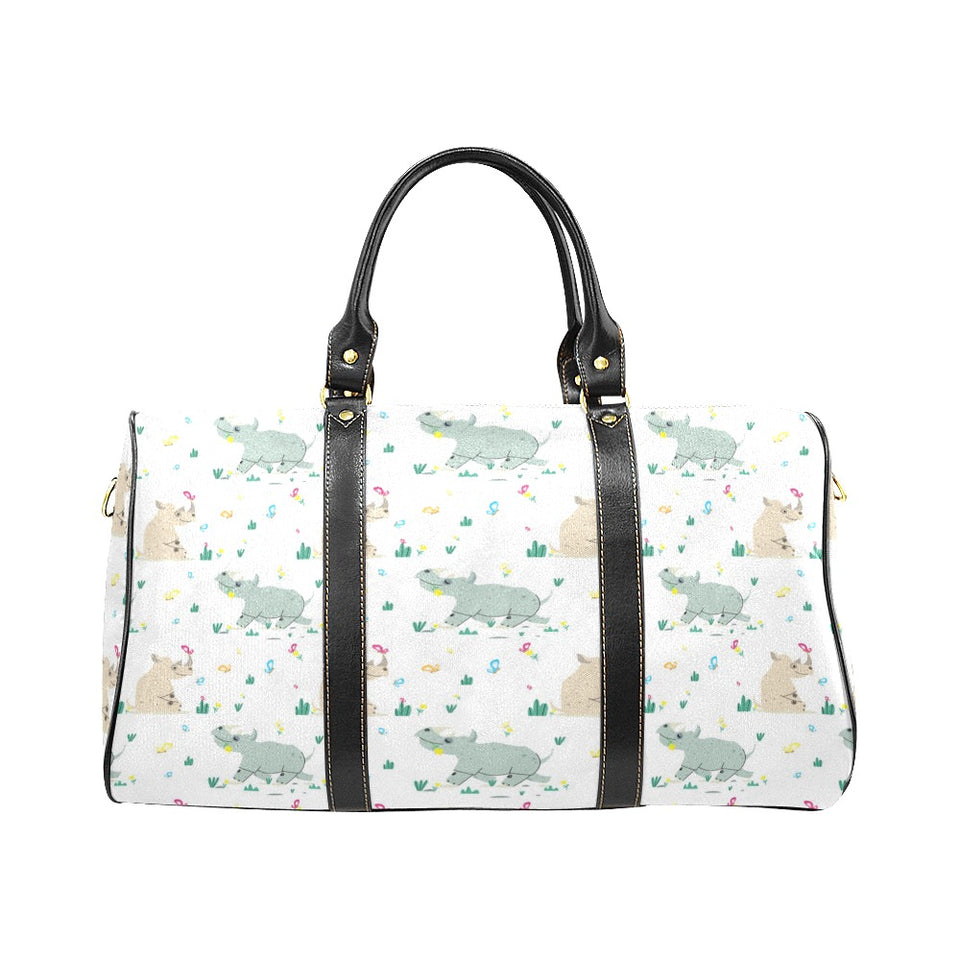 Cute Rhino pattern Travel Bag
