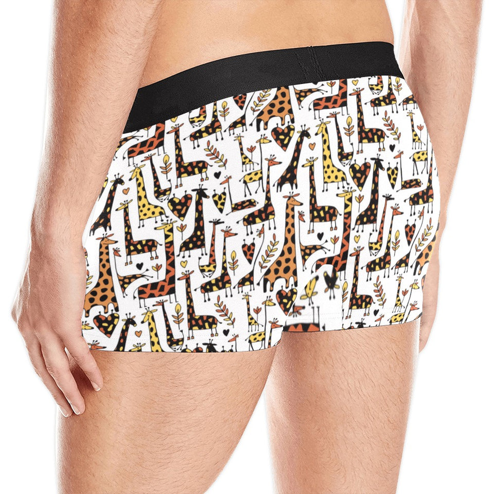 Giraffe Pattern Print Design 05 Men's All Over Print Boxer Briefs Men's Underwear