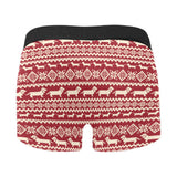Dachshund Nordic pattern Men's All Over Print Boxer Briefs Men's Underwear