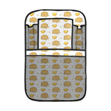 Pancake Pattern Print Design 03 Car Seat Back Organizer